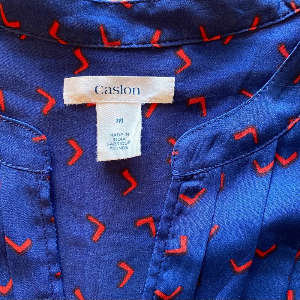 Cap-Sleeve Split Neck Top - image 2